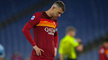 Il derby perso per 3-0 potrebbe essere stato l'ultimo per Edin Dzeko da giocatore della Roma