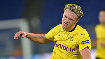 Gequälter Blick: Für Haaland und den BVB lief es in Rom einfach nicht