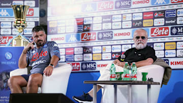 Gattuso e De Laurentiis Gattuso e De Laurentiis