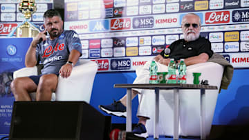 Gattuso e De Laurentiis ad inizio stagione