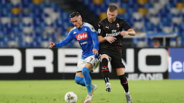 SSC Napoli v AC Milan - Serie A