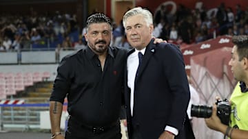 Gattuso e Ancelotti Gattuso e Ancelotti