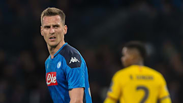 SSC Napoli v FC Barcelona - UEFA Champions League Round of 16: First Leg