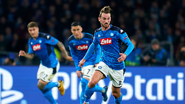 SSC Napoli v FC Barcelona - UEFA Champions League Round of 16: First Leg SSC Napoli v FC Barcelona - UEFA Champions League Round of 16: First Leg