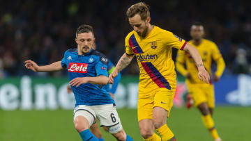 SSC Napoli v FC Barcelona - UEFA Champions League Round of 16: First Leg