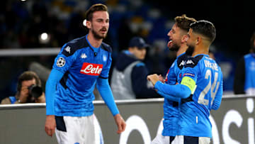 SSC Napoli v FC Barcelona - UEFA Champions League Round of 16: First Leg