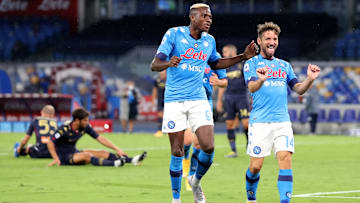 Victor Osimhen e Dries Mertens Victor Osimhen e Dries Mertens