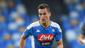 Milik face à l'Udinese cette saison 