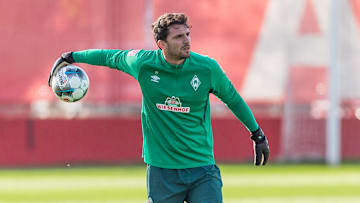 Stefanos Kapino beim Werder-Training