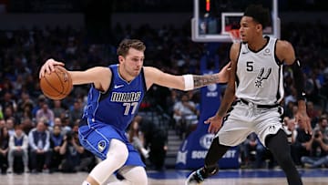 Luka Doncic fue la figura ante Spurs