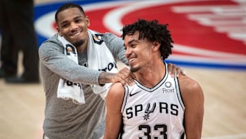 Tre Jones - San Antonio Spurs v Detroit Pistons