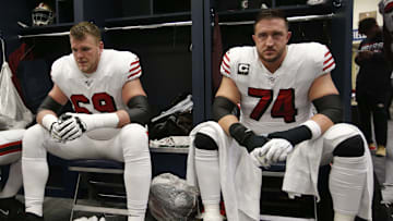 Mike McGlinchey and Joe Staley