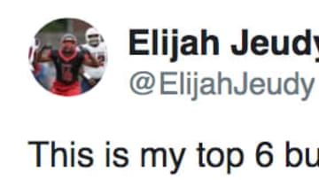 Elijah Jeudy reveals his top-6 schools