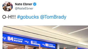 Tom Brady had to pay up after Michigan was taken down by Ohio State.