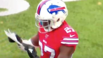 Tre'Davious White reads up on the Ravens playbook