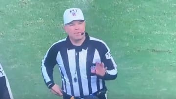Referee asked fans to stop using laser pointers at the Coliseum 