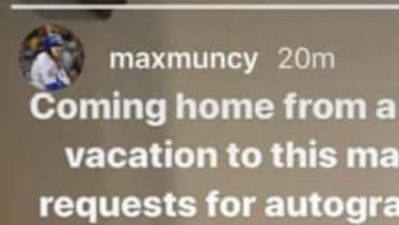Max Muncy didn't exactly like all the mail he received.