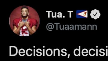 Tua Tagovailoa has a consequential choice to make about where he'll play his football next year.