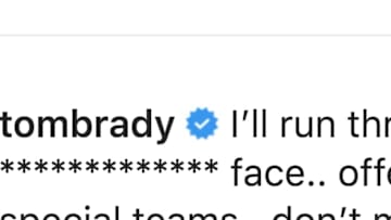 Tom Brady's post is sure to hype up Patriots fans.