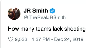 Ex-Cleveland Cavaliers JR Smith would like to return to the NBA