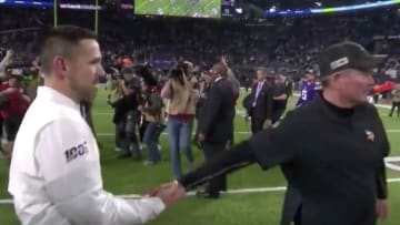 Mike Zimmer gave Matt LaFleur a limp handshake after Vikings-Packers on Monday night. 