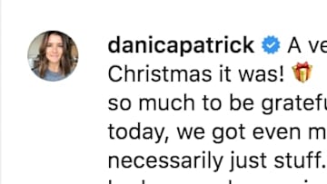Danica Patrick posts Christmas photo with family and Aaron Rodgers