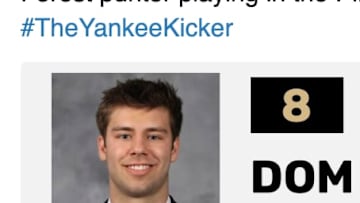 Wake Forest Demon Deacons kicker Dom Maggio