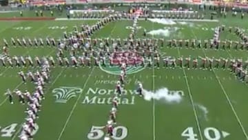 The Wisconsin marching band's crazy show