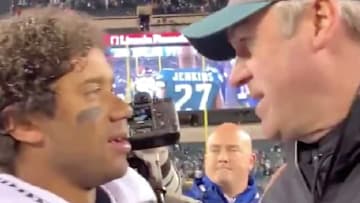 Seattle Seahawks QB Russell Wilson and Philadelphia Eagles HC Doug Pederson