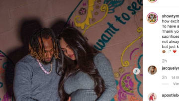 Packers RB Aaron Jones announces he's going to be a father on Instagram.