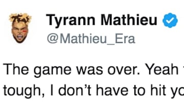 Kansas City Chiefs DB Tyrann Mathieu discusses decision not to sack Houston Texans QB Deshaun Watson