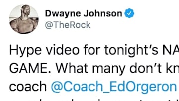 Dwayne 'The Rock' Johnson reveals his relationship with Coach Ed Orgeron