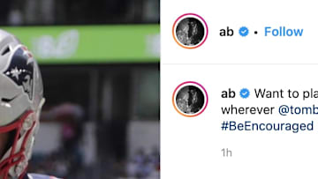 Antonio Brown claims that he wants to play in 2020 for whichever team Tom Brady is on.