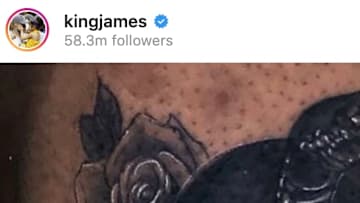 Los Angeles Lakers star LeBron James reveals new Kobe Bryant tattoo