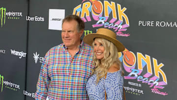 New England Patriots Bill Belichick showed off a casual look at Rob Gronkowski's beach party.