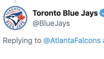 The Blue Jays accused the Falcons of plagirism