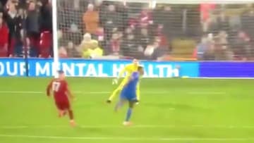 Shrewsbury Town's Ro-Shaun Williams is going to want this one back.