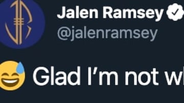 Jalen Ramsey took an apparent shot at the Jaguars on Twitter 