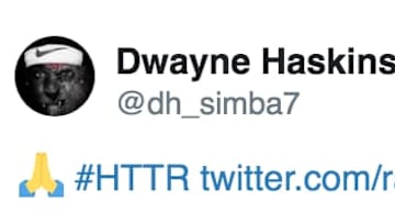 Dwayne Haskins is evidently pleased with progress the Redskins are making with Trent Williams