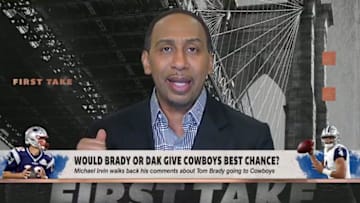 Stephen A. Smith thinks Tom Brady could throw to free agent WR Terrance Williams in Dallas.