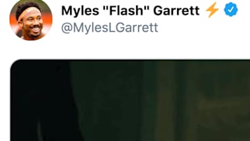 Myles Garrett is thrilled to be back