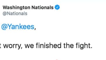 Washington Nationals Twitter Account went scorched earth for Valentine's Day