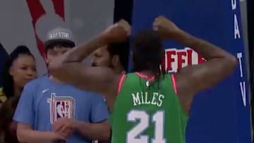 Former NBA player Darius Miles during NBA All-Star Celebrity Game
