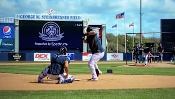 New York Yankees ace Gerrit Cole is already whiffing batters on his new team.