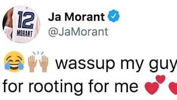 Ja Morant tweets at emotional fan