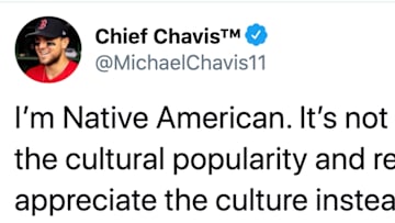 Michael Chavis says his piece