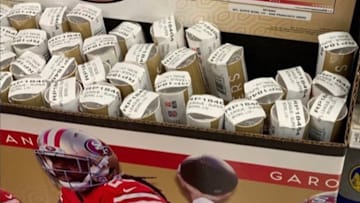 A Target department store in Livermore, California forgot who won Super Bowl LIV... and who lost.