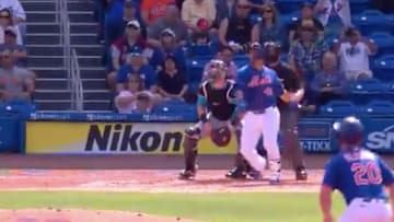 New York Mets catcher Wilson Ramos drove in the first runs of spring training.