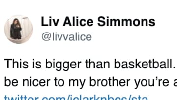  Ben Simmons' injury prompted reaction from fans, which prompted reaction from his sister.