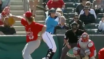 Cardinals left-hander Matthew Liberatore advertised a dazzling curveball on Monday